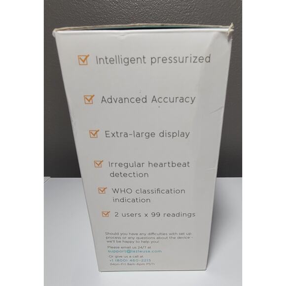 LAZLE Blood Pressure Monitor Model JPD-HA101 Automatic NEW - Picture 8 of 9